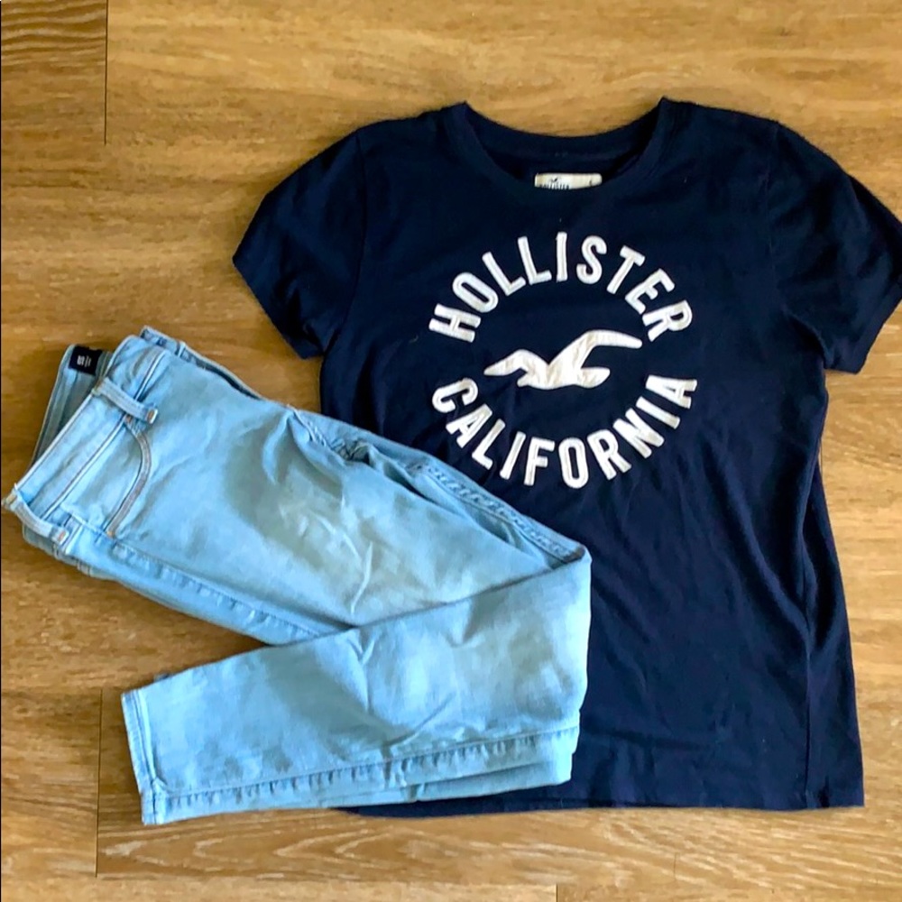 HOLLISTER Jeans and Tee Set - Picture 1 of 2
